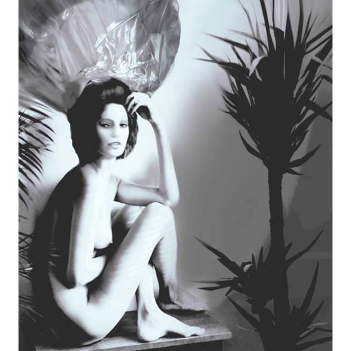 nude woman, naked portrait, photorealism, contemporary art, photorealist, painting, contemporary art, Nicholaas Chiao, artist, art